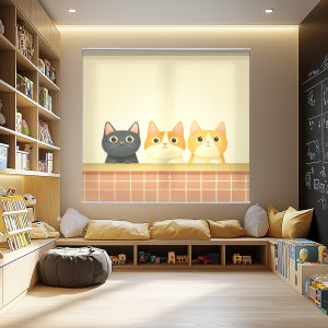 아라크네 실사롤스크린 아이방 블라인드 그림 키즈 30x30