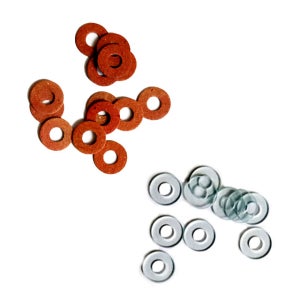 (일제원단 국내제작) 초박형 0.25T~ 다수사이즈 절연링 절연와샤 종이와샤 washer