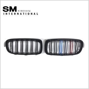 BMW 3시리즈 F30 M3룩 엠컬러 삼색 프론트그릴 (유광블랙 / M COLOR)