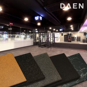 다앤몰 크로스핏 매트 50T 4장 하프렉 헬스 웨이트존 국산 블럭 고무매트