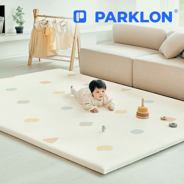 파크론 에어버블 층간소음매트 아기 거실 PVC 놀이방매트 유아 베베블록 210x150x4cm