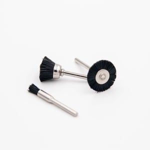 나일론 연마 브러쉬 3종세트(컵형, T형, 붓형) 조각기용 소형