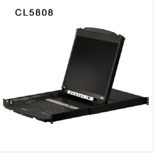 ATEN CL5808N /8포트 듀얼 레일 LCD KVM 스위치