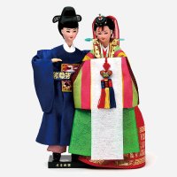 한복 인형-신랑 신부/전통 공예품 외국인선물