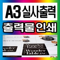 A3사이즈 실사출력 액자 속지 주문제작가능 아크릴액자 출력대행 인쇄 게시물 스티커