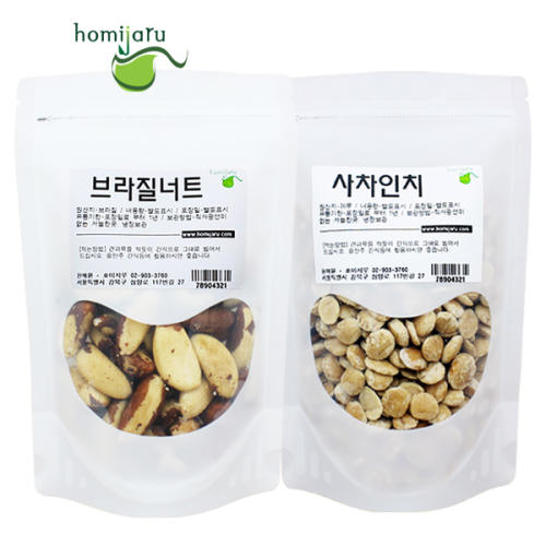 페루 <b>사차인치</b> 500g+500g 최근 로스팅 브라질너트