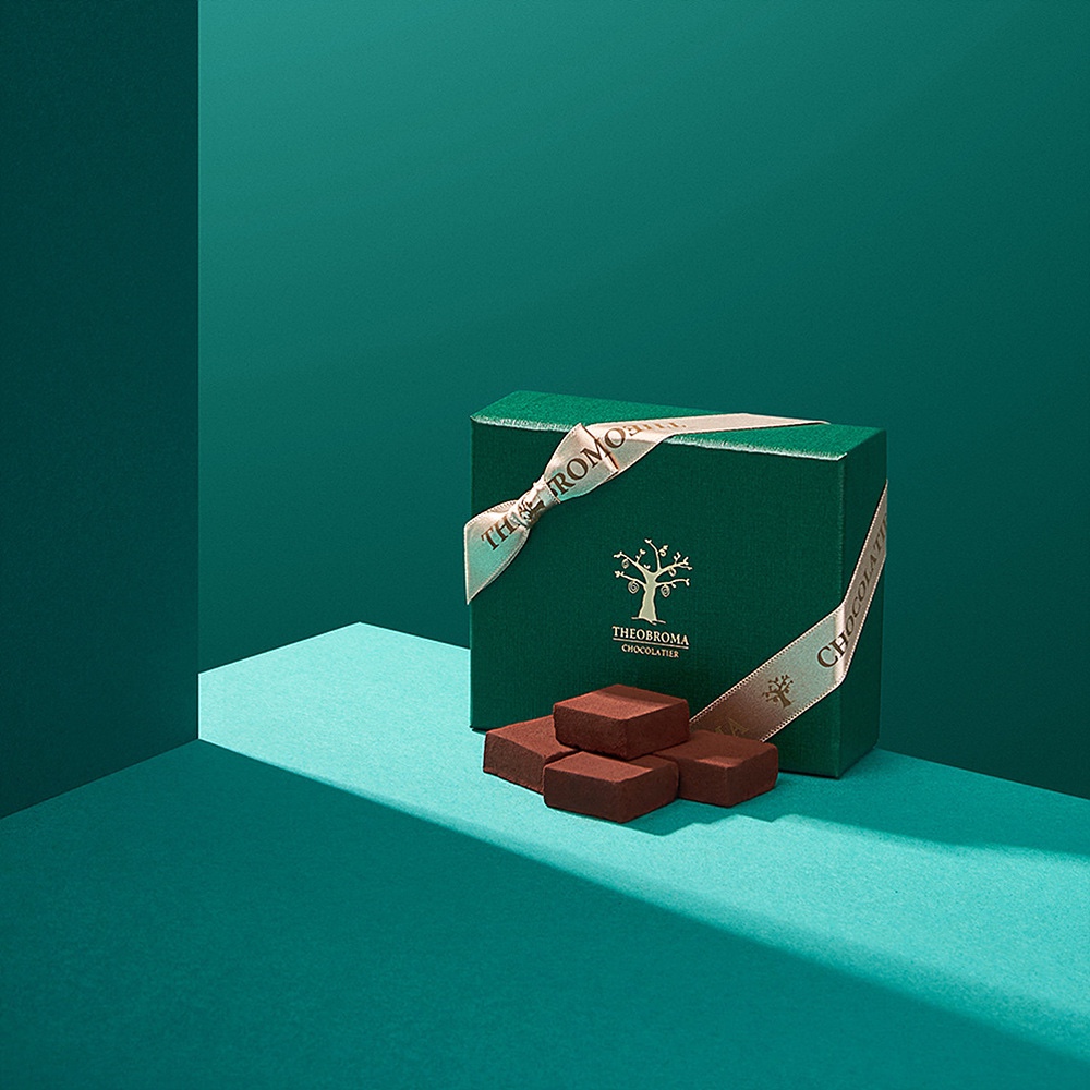 고급 수제 생초콜릿 4구 파베초콜릿 화이트 발렌타인데이 선물용 초콜릿세트 합격기원 답례품