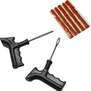 셀프 타이어 펑크 수리 세트 자동차 오토바이 지렁이 끈끈이 빵구마스터