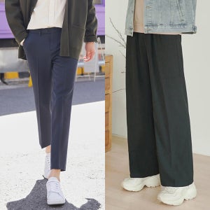 봄신상 남자 팬츠/슬랙스/정장바지 ~40사이즈까지 빅사이즈 와이드 조거 밴딩 남성 9부