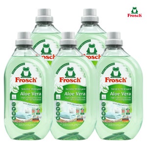 독일 프로쉬 알로에베라 액상세탁세제 1.5L보틀(1box_5개입) 드럼 일반 빨래 실내건조