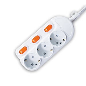 국산 개별스위치 멀티탭 3구 1.5m 3m 5m 전기코드 멀티텝 절전콘센트