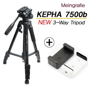 SYSAN 마인그라피 KEPHA 7500B DSLR 미러리스 스마트폰 삼각대