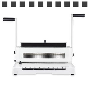 와이어링제본기 KWB-W25A 사각천공 사무실 학원용 스프링 제본기계 코일링 대형