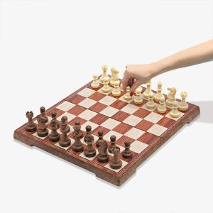 스토리빙 접이식 자석 체스 체스판 보드게임 M