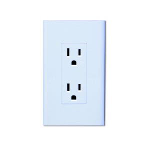 110V 접지매입 2구 콘센트 해외 벽매입 콘센트