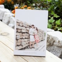 (자작나무액자) 셀프웨딩 사진액자제작 결혼사진 탁상용 벽걸이