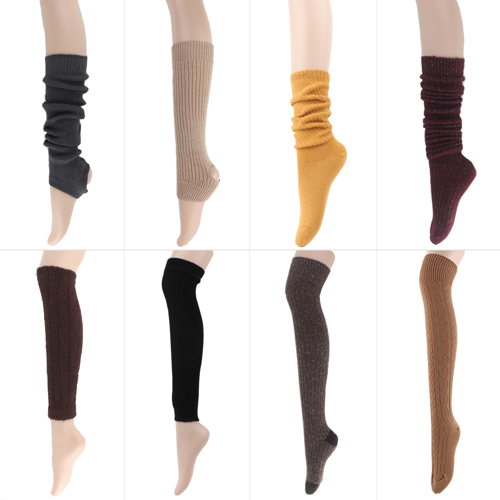발토시 롱 레그워머 여성 무릎 니트 워머 손 보온 운동 수면 다리 발목 방한 겨울 양말