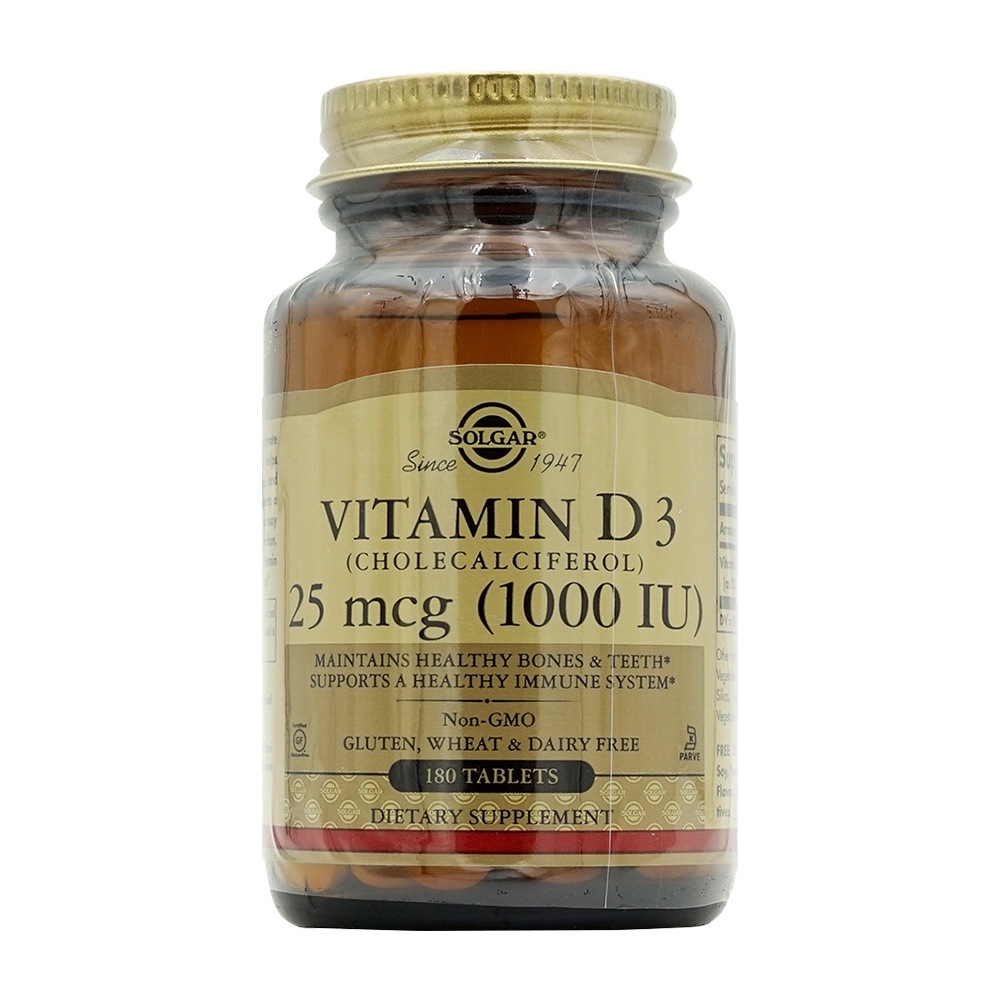 솔가 <b>비타민D</b> 콜레칼시페롤 1000 IU, 180 타블렛 외 6종 <b>25mcg</b> 250소프트젤