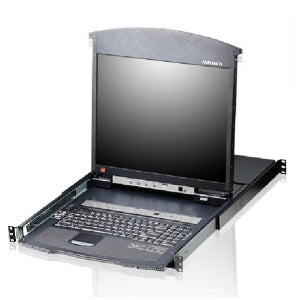 ATEN KL1516AiN 에이텐 19인치 16포트 듀얼 레일 LCD KVM