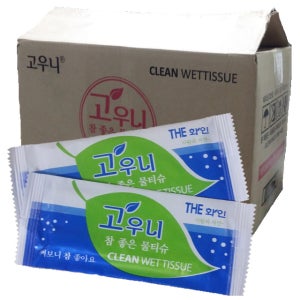 물티슈 고우니물티슈800매 무료배송 업소용물티슈 식당용물티슈 여행용 휴대용 물티슈