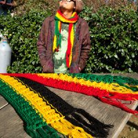 라스타 머플러 Rasta Muffler 2 colors,인도 히피 스타일 악세사리