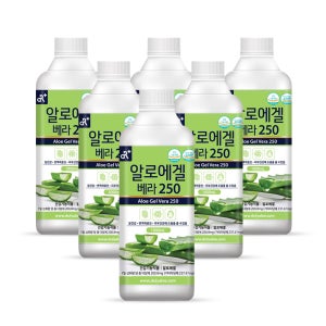 알로에겔 베라250 오리지널 1L, 6개