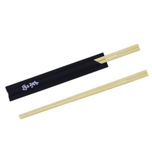 8치 반포장 대나무젓가락 텐소게 검정 4.8mmX24cm 1,000EA