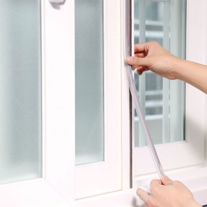 문풍지 창문바람막이 틈새 외풍차단 투명 연질 틈막이H 1m