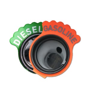 주유혼유방지 링커버 디젤가솔린 표시 주유사고예방 주유구캡스티커