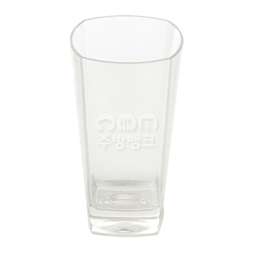 PC투명라운드사각컵(DS-9341) 플라스틱 안깨지는 물컵 잔