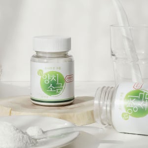 우이당 소나무로 구운 솔잎 양치소금 세트 70g 2개입 양치용