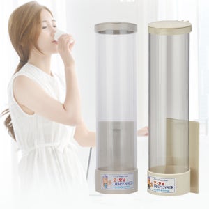 나누리산업 종이컵보관함 수동 디스펜서 컵 수거함