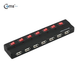 NU9291 USB 2.0 7포트 허브-전원 스위치/자동인식