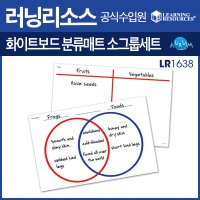 러닝리소스 화이트보드 분류매트 소그룹세트 LR1638