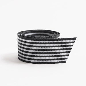 블랙 스트라이프리본(25/40mm x 90cm)