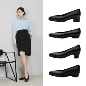 제뉴인그립 유니화 근무화 승무원 여성 여자 면접 구두 발편한 정장 기본 호텔리어 백화점