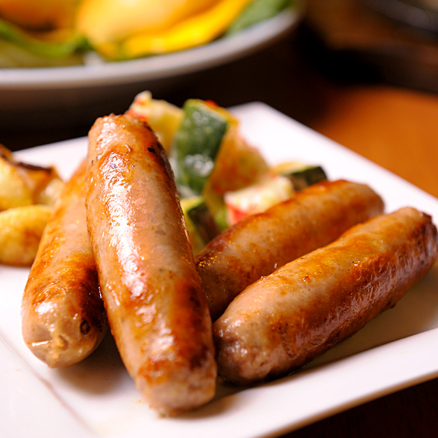 30 Types of British Handmade Sausages: Original, Chipolata, Merguez, Salsiccia, Bratwurst, Bacon