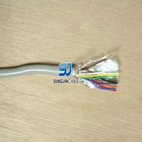 실드선 데이터 실드케이블 NUL2464 RS232 AWG24X10C 10M