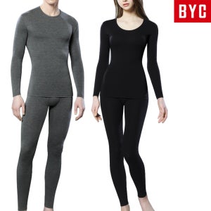 BYC 보디히트 겨울 두꺼운 발열 기모 군인내복 방한 내의