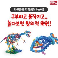 라인블록 라인블럭 미니블럭12CR LB 종합블럭 창의블럭세트 과학상자 창의플러스