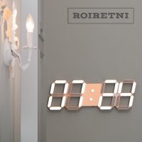 로이레트니 2세대 골드에디션 LED 벽시계 PLUS +