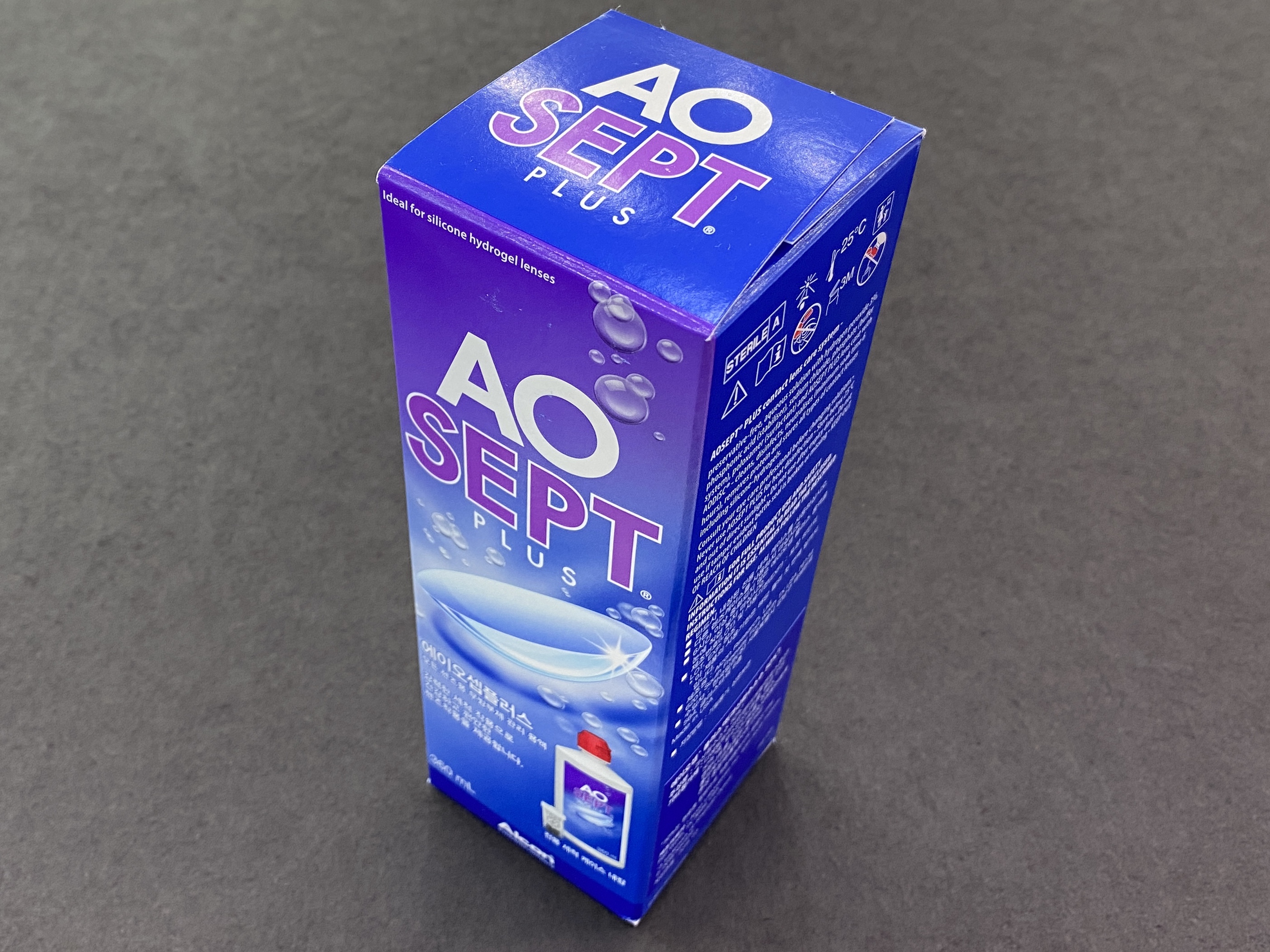 클리어케어 AO셉트 컨택트렌즈 세척액 렌즈세척액 360ml 3개