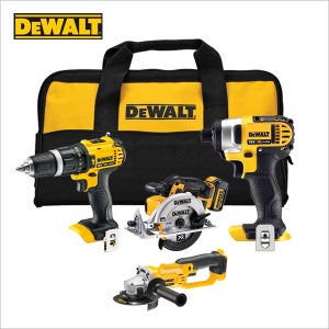 [디월트] 충전드릴 DCK485M3 4종멀티세트(DCD785N/DCF885N/DCS391N/DCG412N)