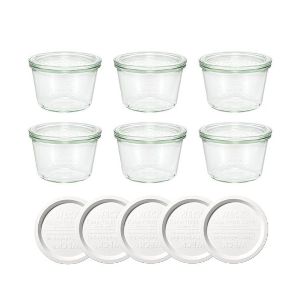 WECK 몰드 370ml WE741 1박스 6개 / 독일PE 5개 포함