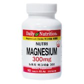 데일리뉴트리션 데일리 뉴트리션 뉴트리 미국 마그네슘 300 mg 영양제 보충제