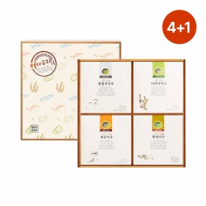 [바다소리] 천연조미료2호 육수다시팩 명절 선물세트 4+1