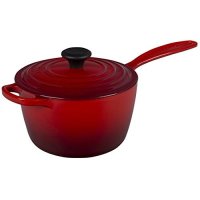 Le Creuset of America Enameled Cast Iron Sauce Pan Cherry / 2 1/4 Quart