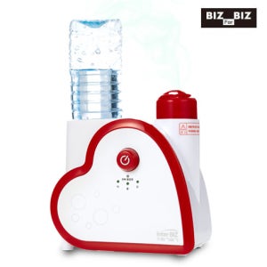 인터비즈 스팀 살균 가습기/PET병 가습기/미니가습기/개인용가습기/사무실가습기 IB-601R(레드)