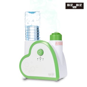 인터비즈 스팀 살균 가습기/PET병 가습기/미니가습기/개인용가습기/사무실가습기 IB-601G(그린))