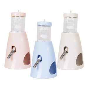 [카르노] 햄스터 2in1 물병 은신처 핑크 / 급수기 스탠드 (급수기 포함)